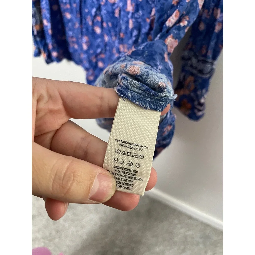 Free People blue floral